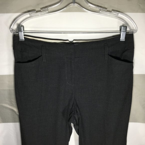 Dark Gray Dress Pants Slacks Ann Taylor Loft Sz 6 - Picture 2 of 5